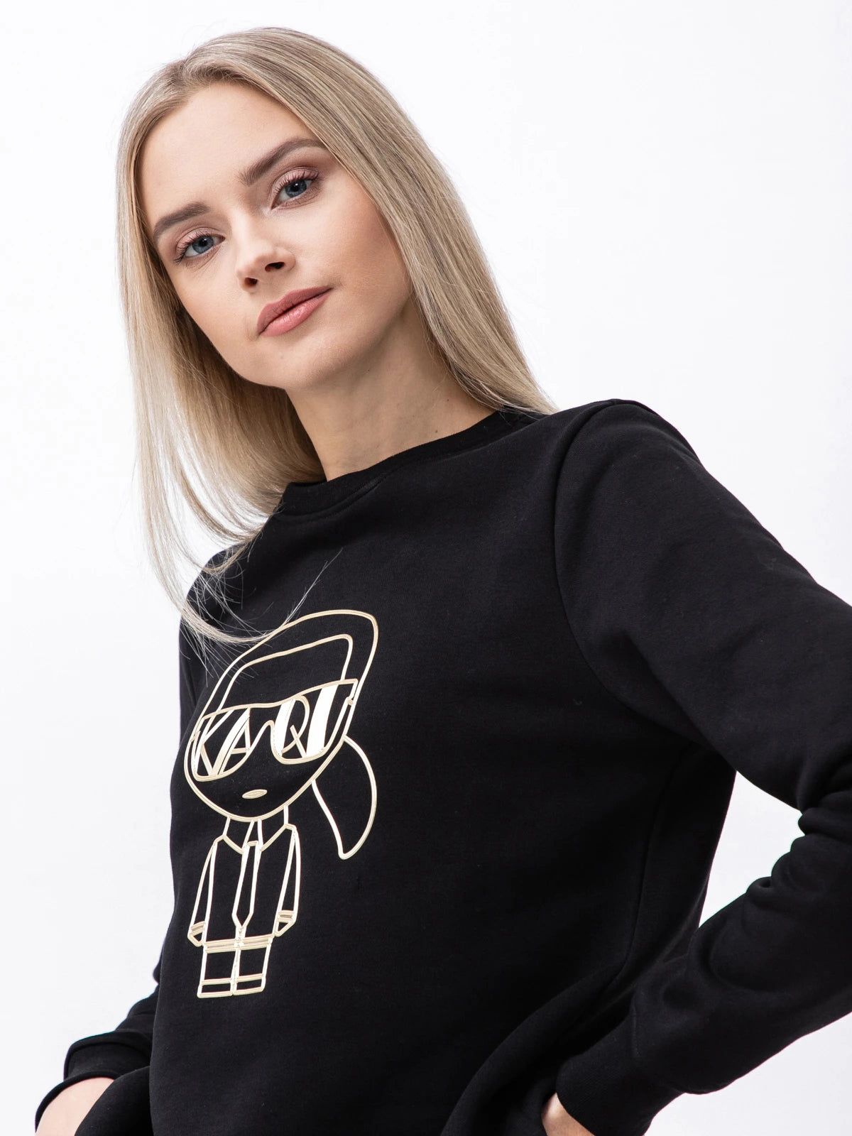 0189 Karl Lagerfeld երկարաթև բլուզ