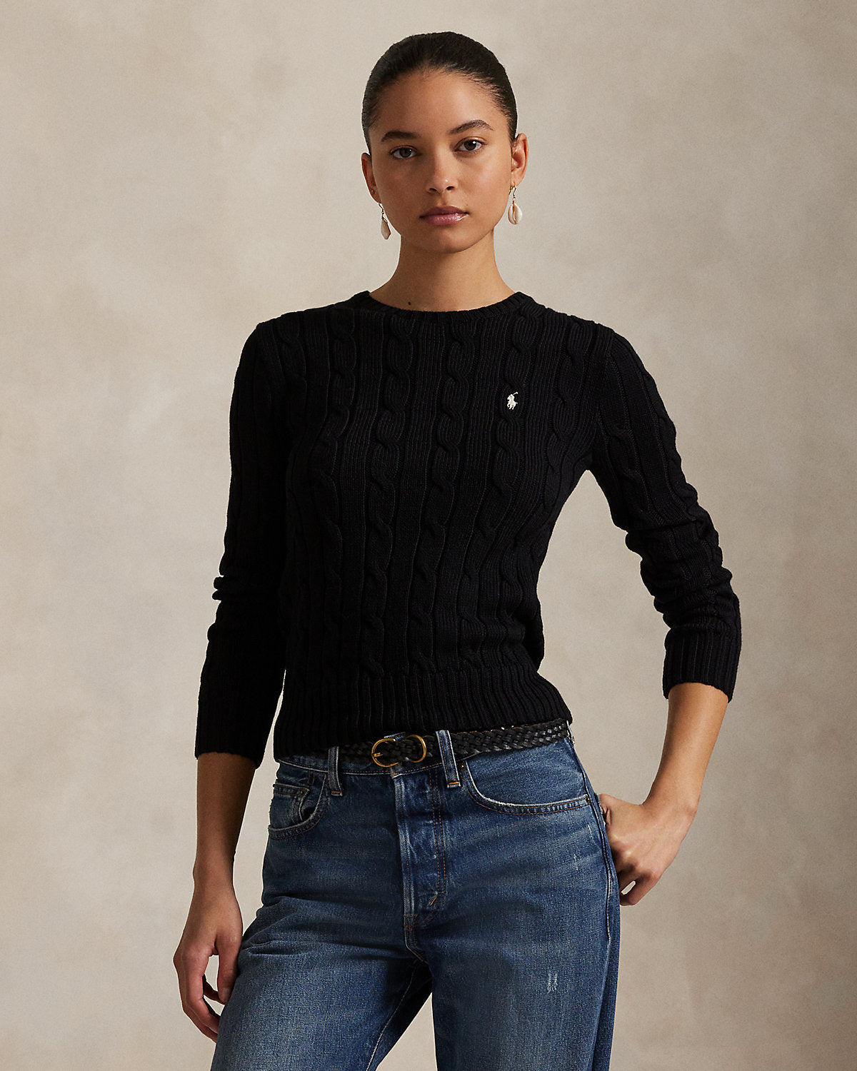0286 Ralph Lauren գործվածքից բլուզ