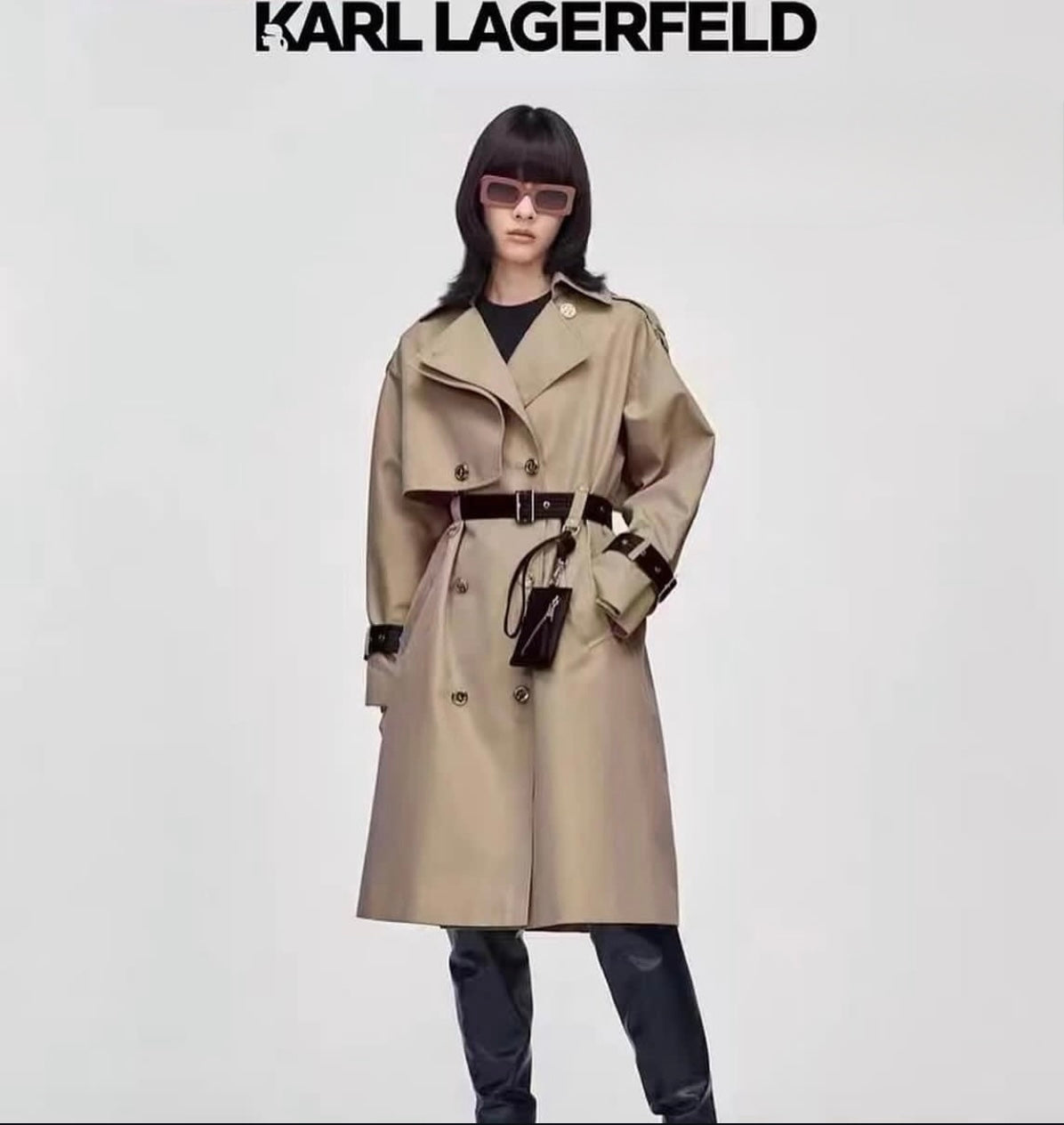 0353 Karl Lagerfeld ամնանային վերարկու
