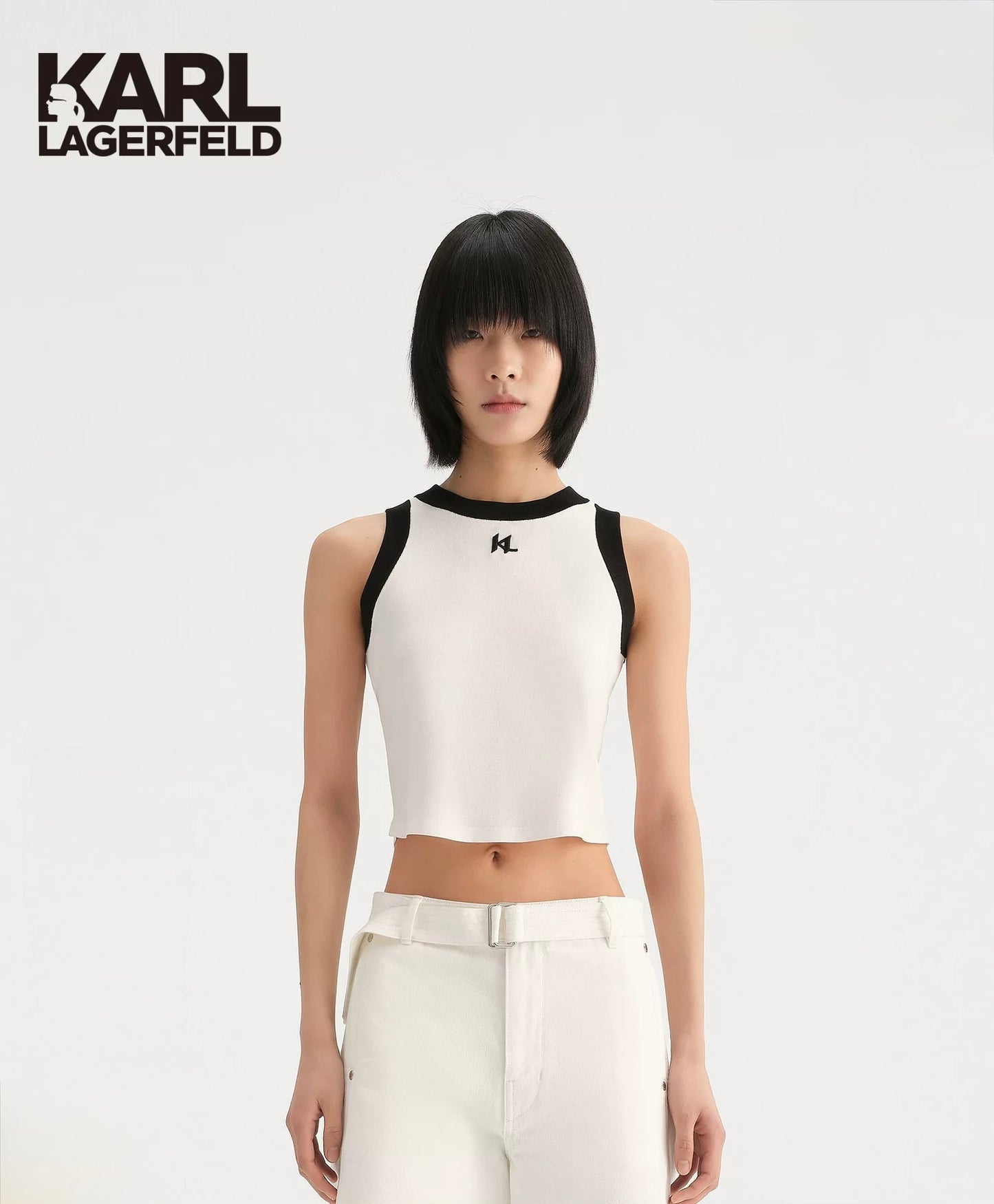 1008 Karl Lagerfeld անթև բլուզ