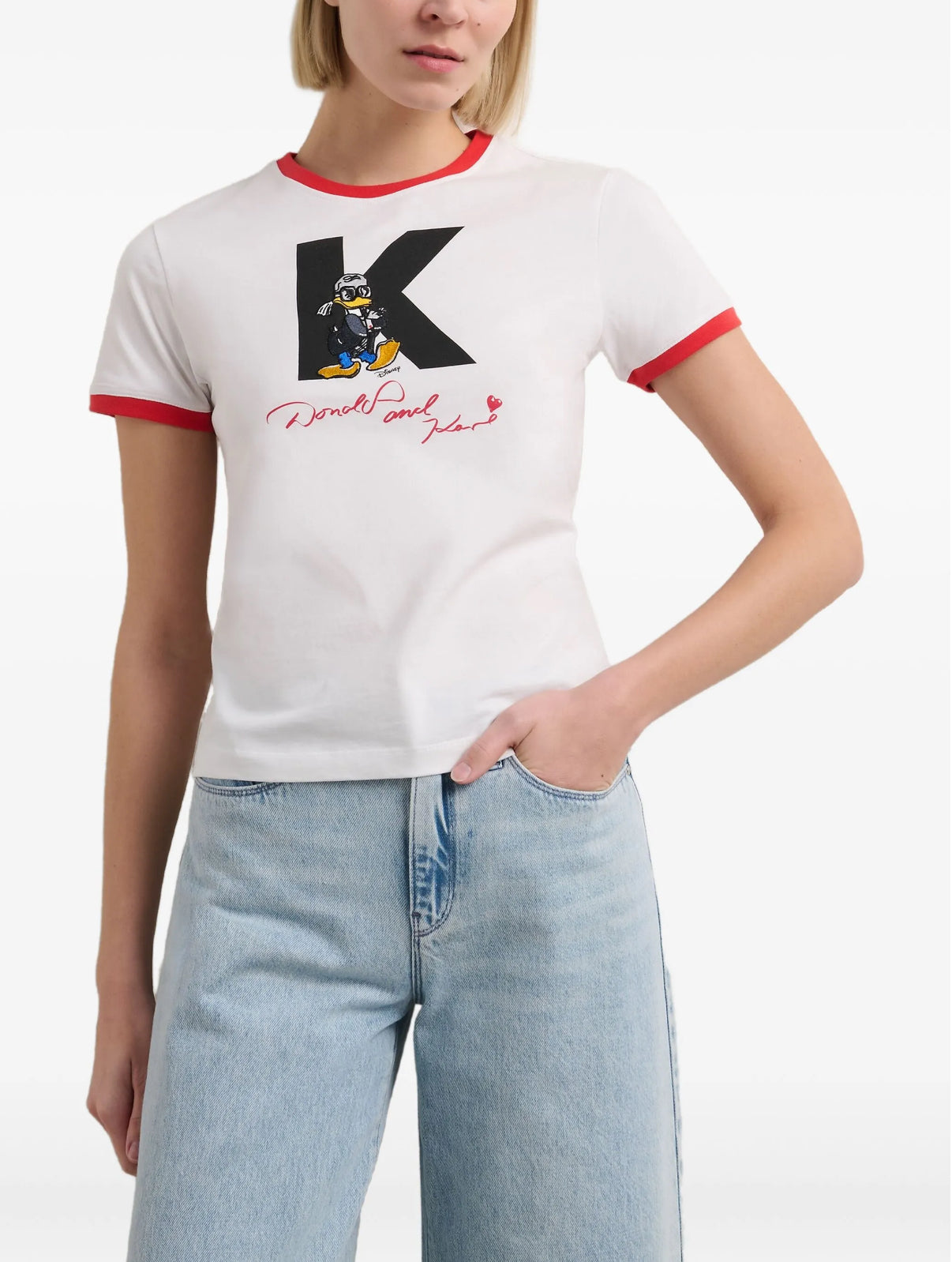 0914 Karl Lagerfeld կարճաթև բլուզ