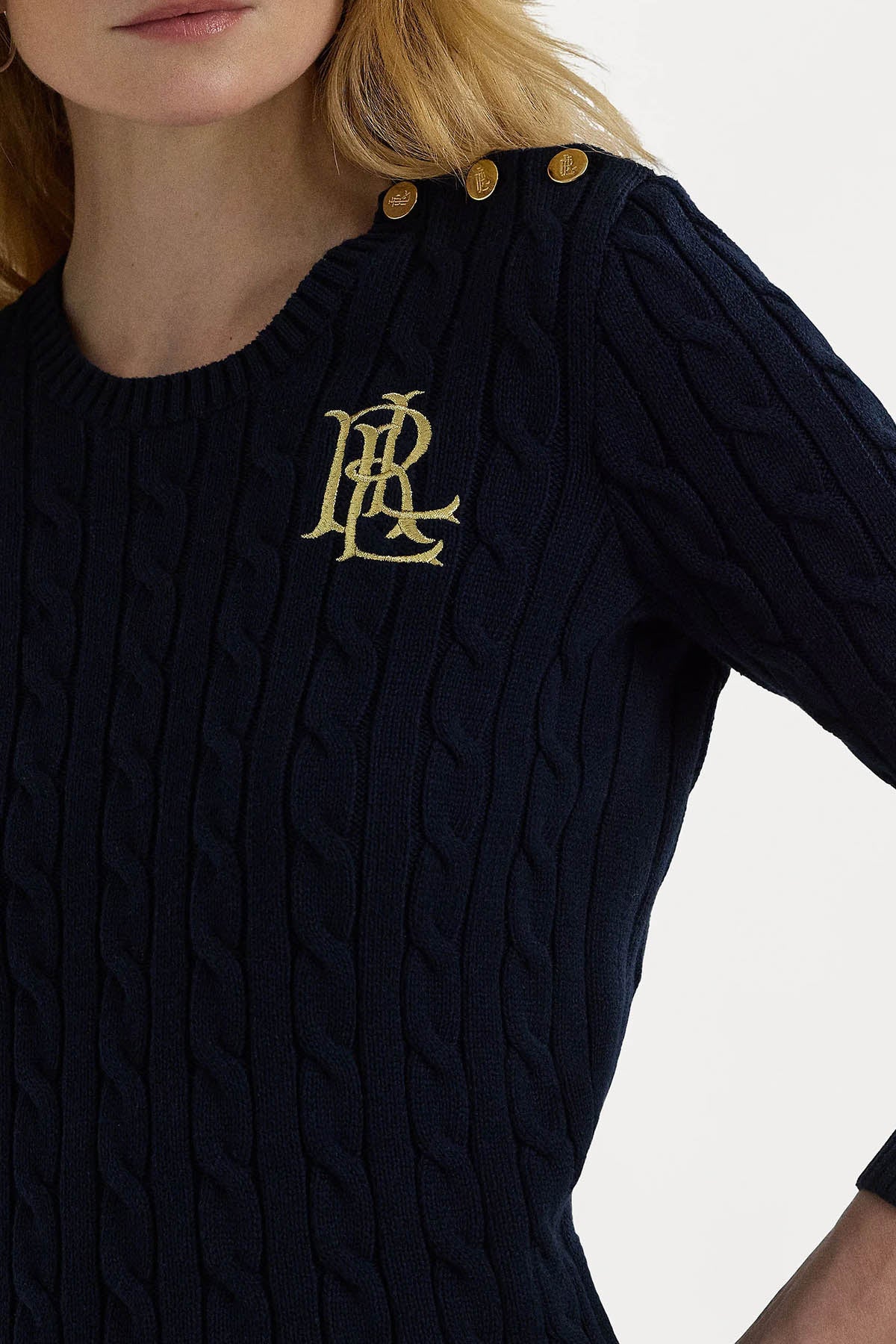 0236 Ralph Lauren գործվածքից բլուզ