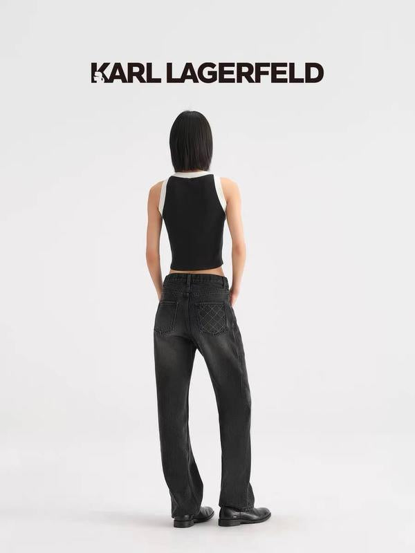 0137 Karl Lagerfeld անթև բլուզ