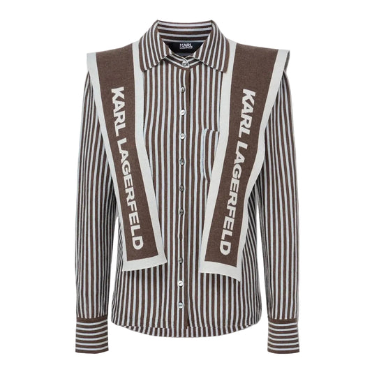 1208 Karl Lagerfeld երկարաթև վերնաշապիկ