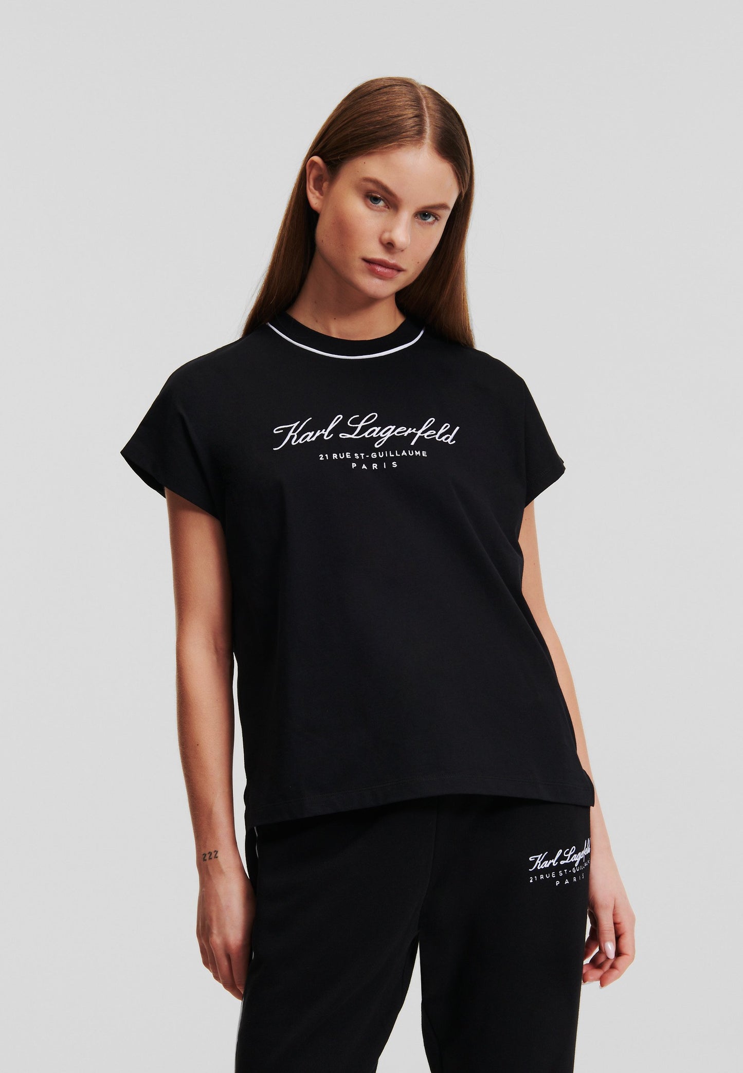 0814 Karl Lagerfeld կարճաթև բլուզ