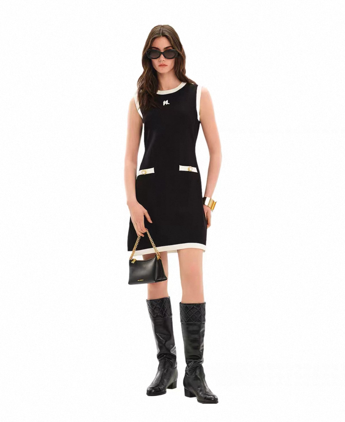 0866 Karl Lagerfeld անթև զգեստ