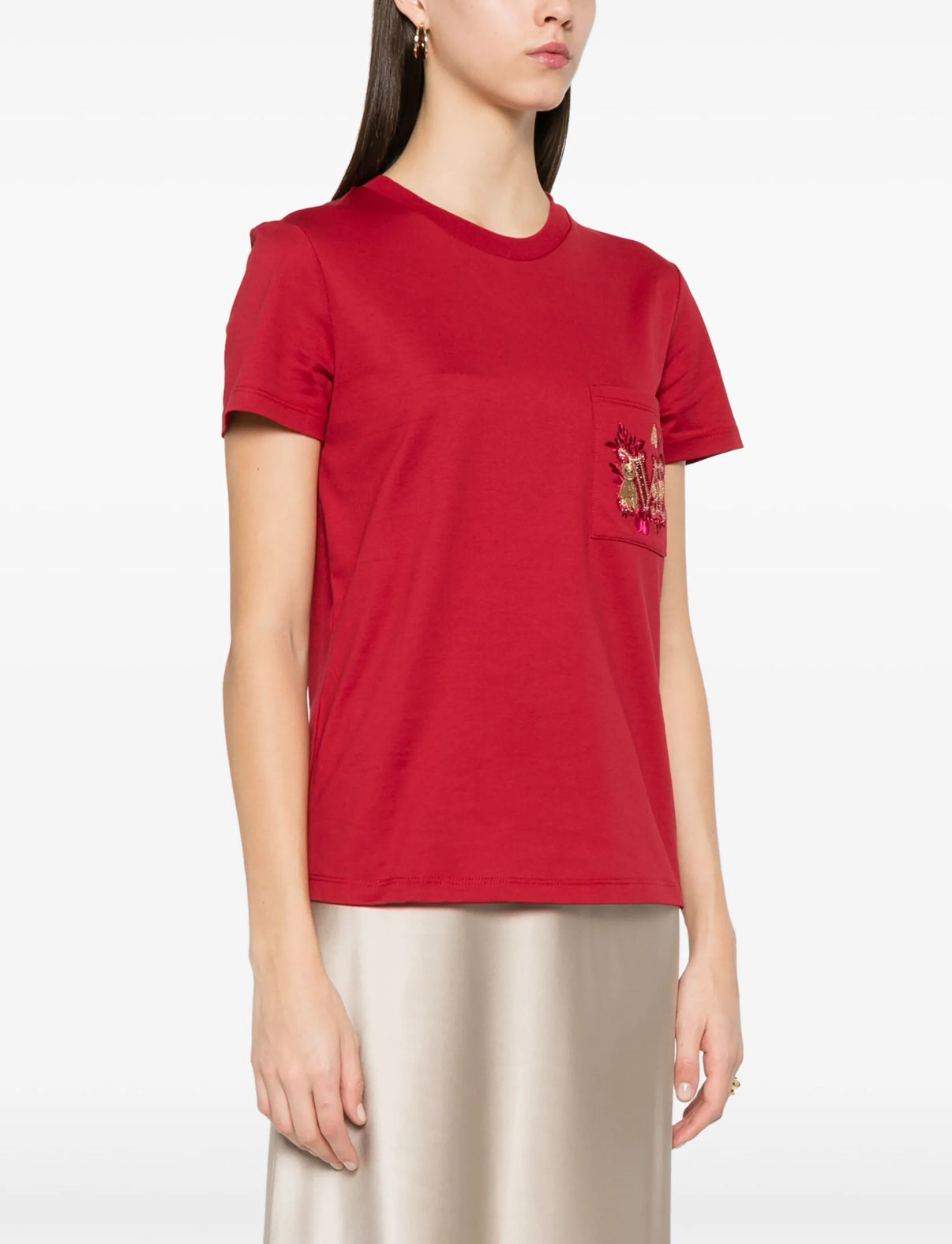 0962 MaxMara կարճաթև բլուզ