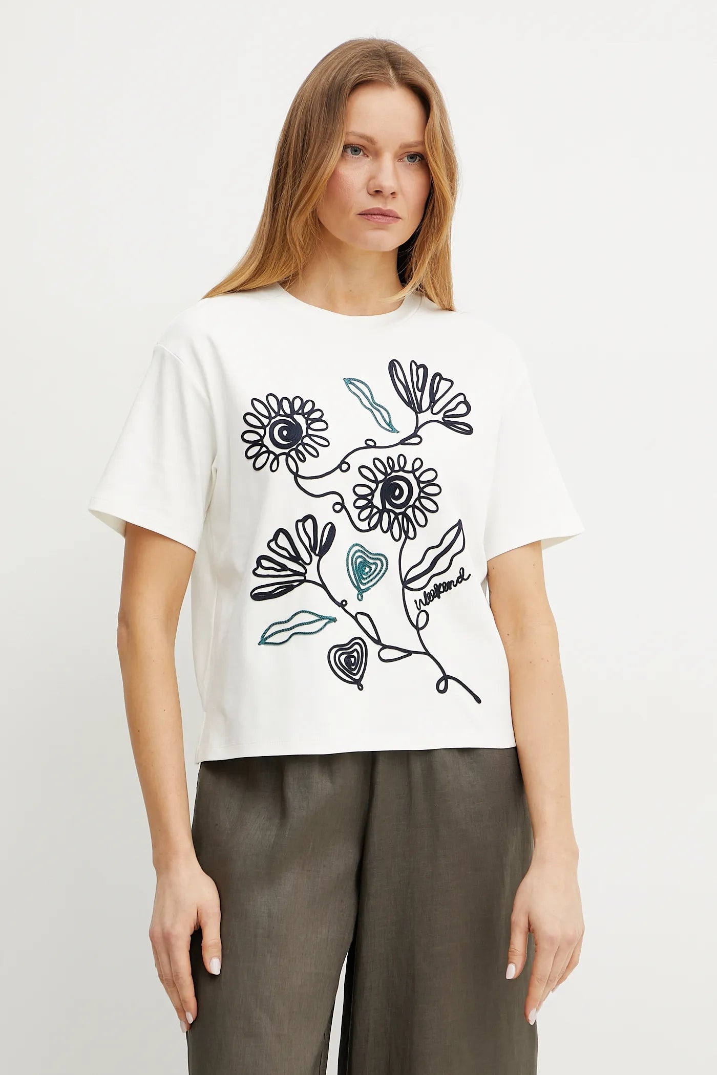 0882 MaxMara կարճաթև բլուզ