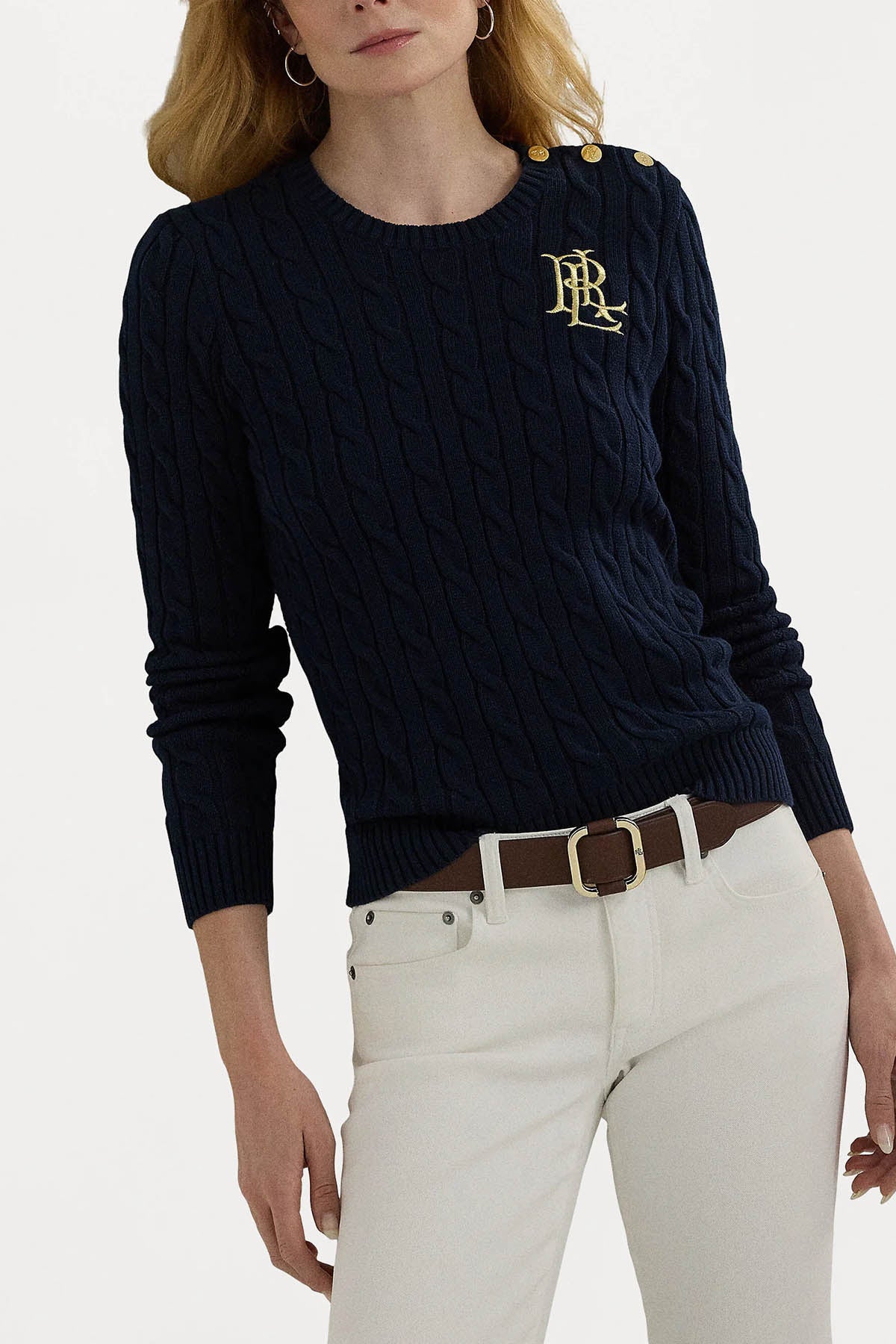 0236 Ralph Lauren գործվածքից բլուզ