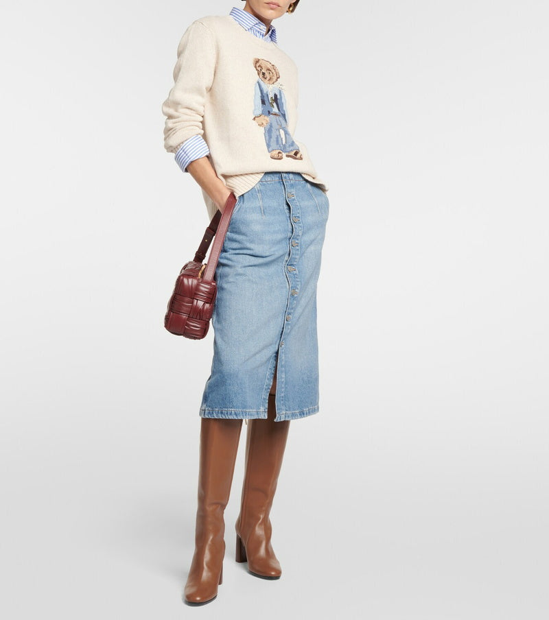 0506 Ralph Lauren արջուկով գործվածքից բլուզ