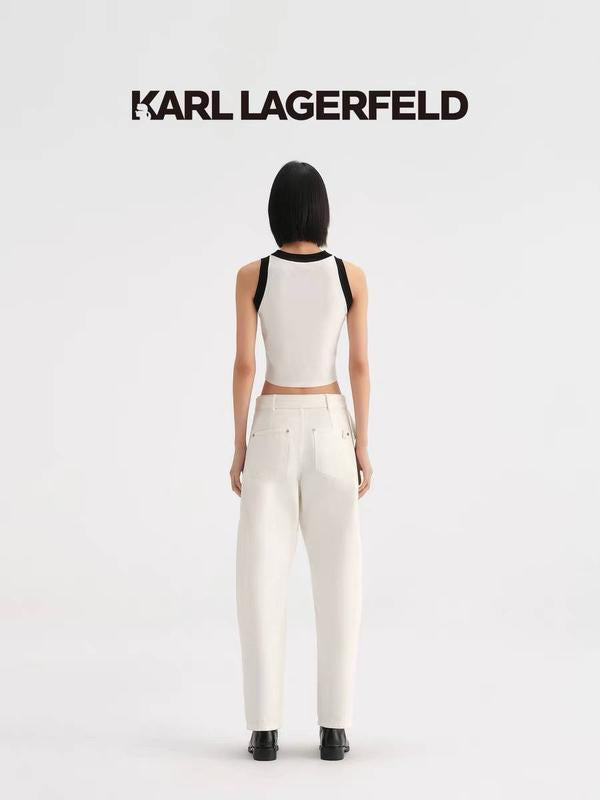 0137 Karl Lagerfeld անթև բլուզ