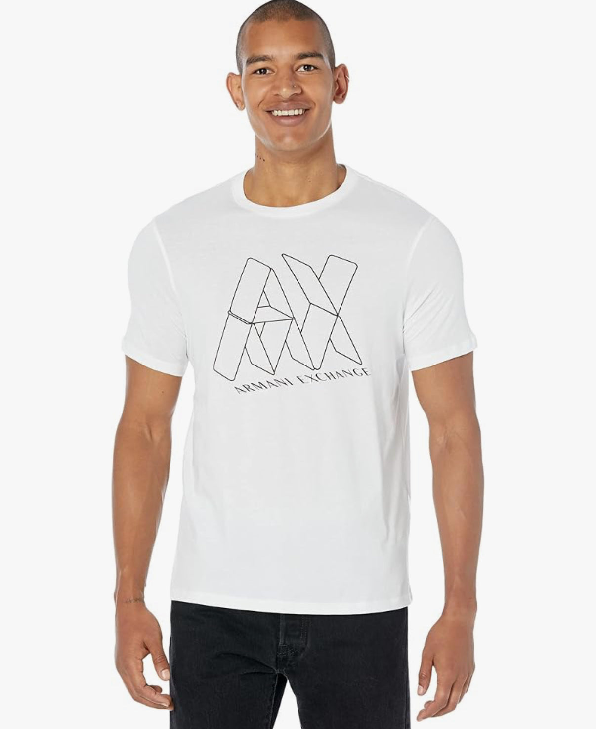 0125 Armani Exchange կարճաթև բլուզ