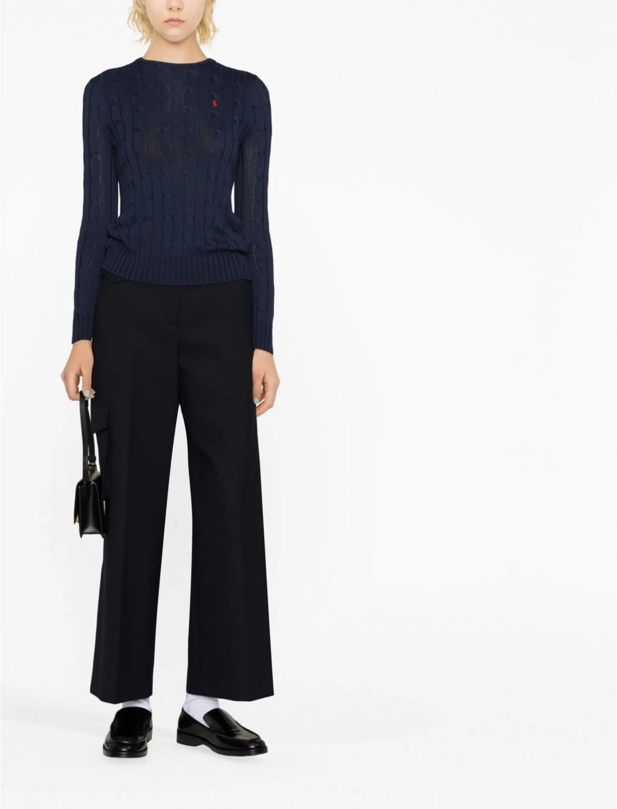 0286 Ralph Lauren գործվածքից բլուզ