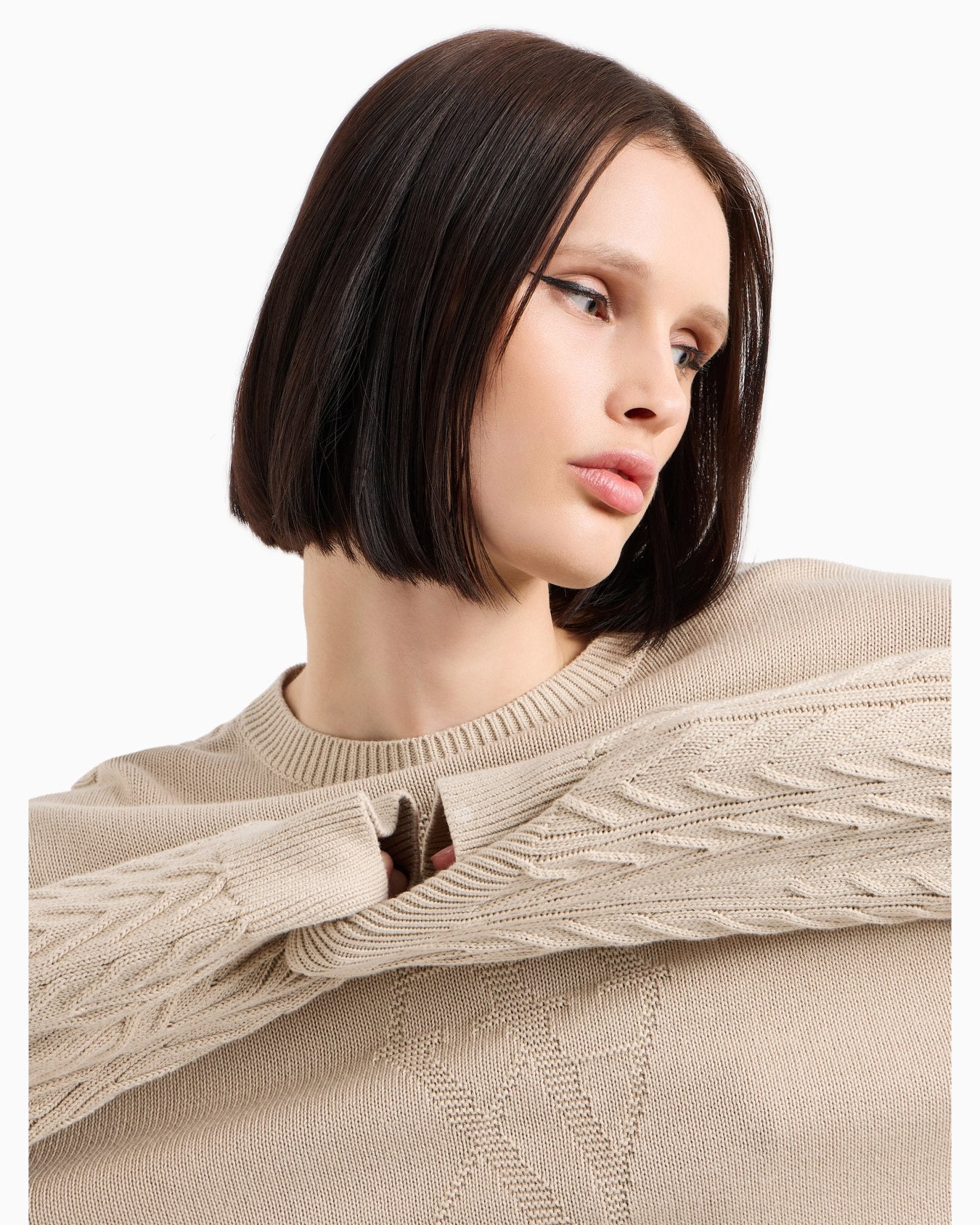 0466 Armani Exchange երկարաթև բլուզ