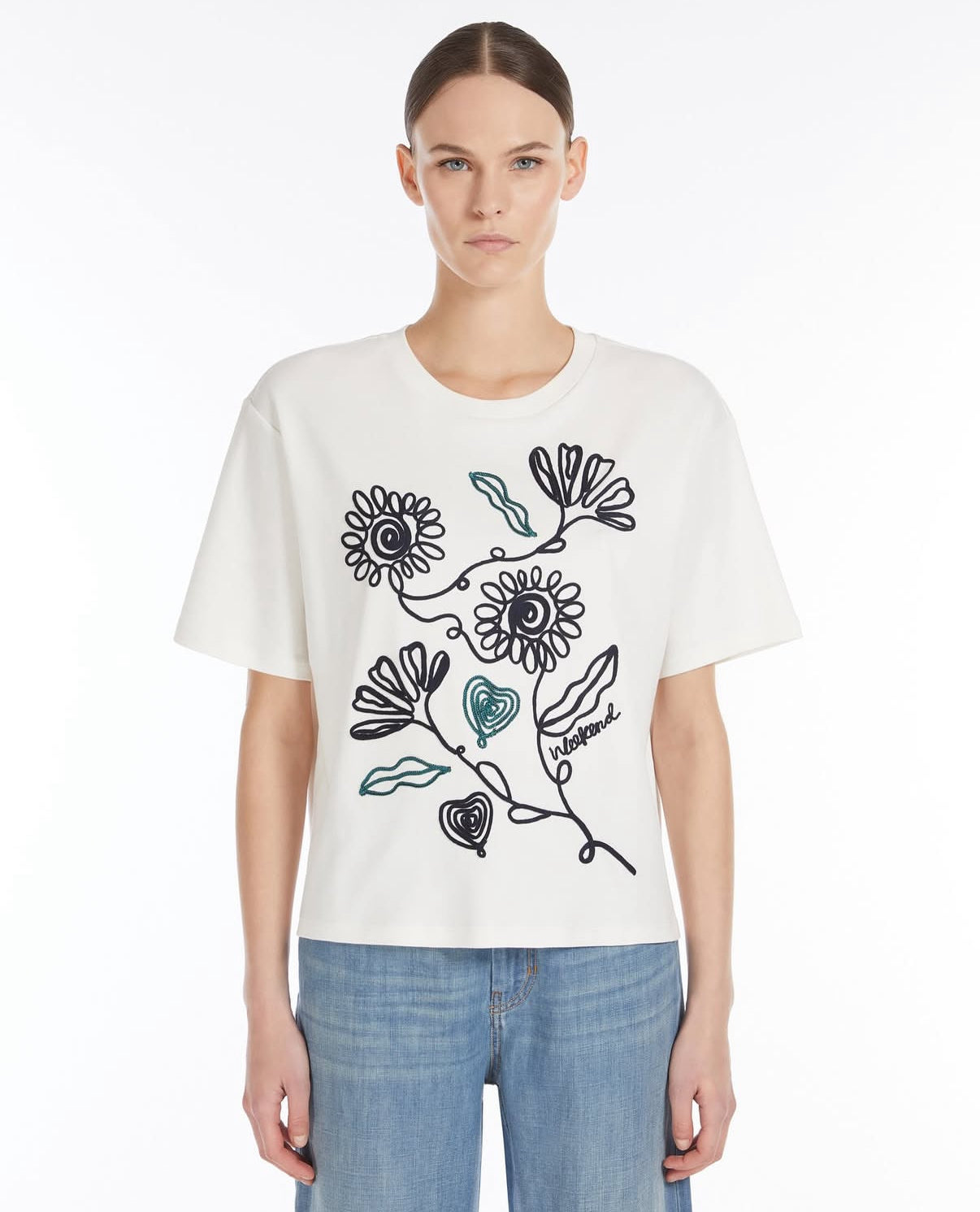 0882 MaxMara կարճաթև բլուզ