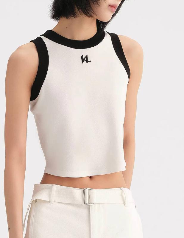 0137 Karl Lagerfeld անթև բլուզ