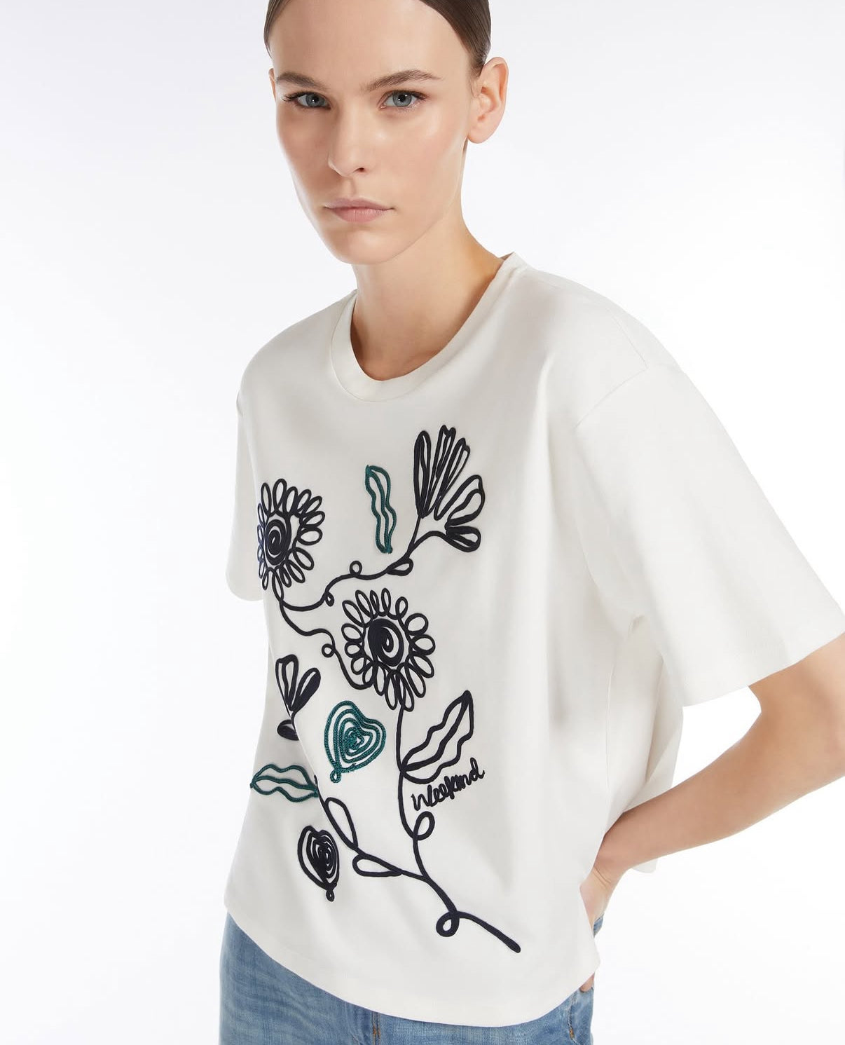 0882 MaxMara կարճաթև բլուզ