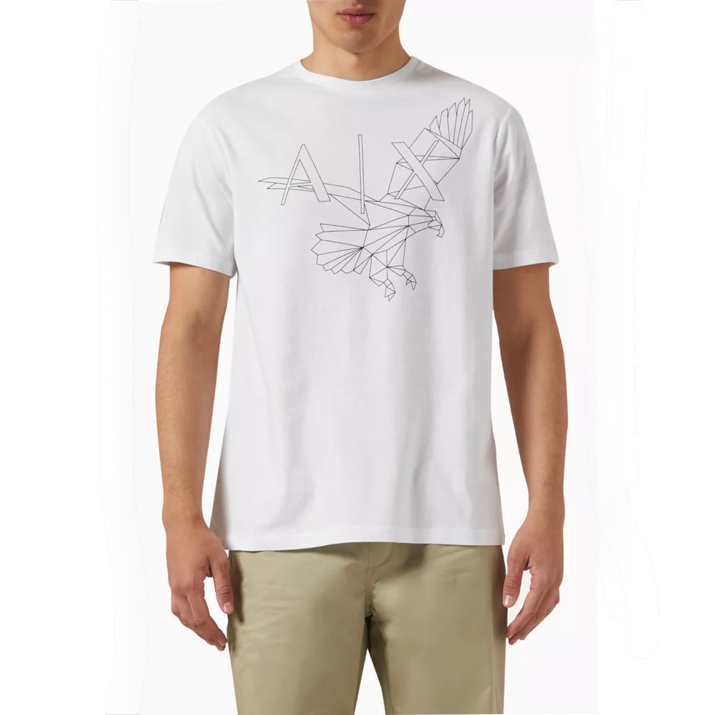 0126 Armani Exchange կարճաթև բլուզ