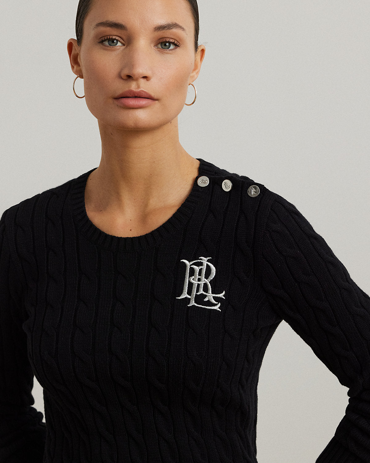 0236 Ralph Lauren գործվածքից բլուզ