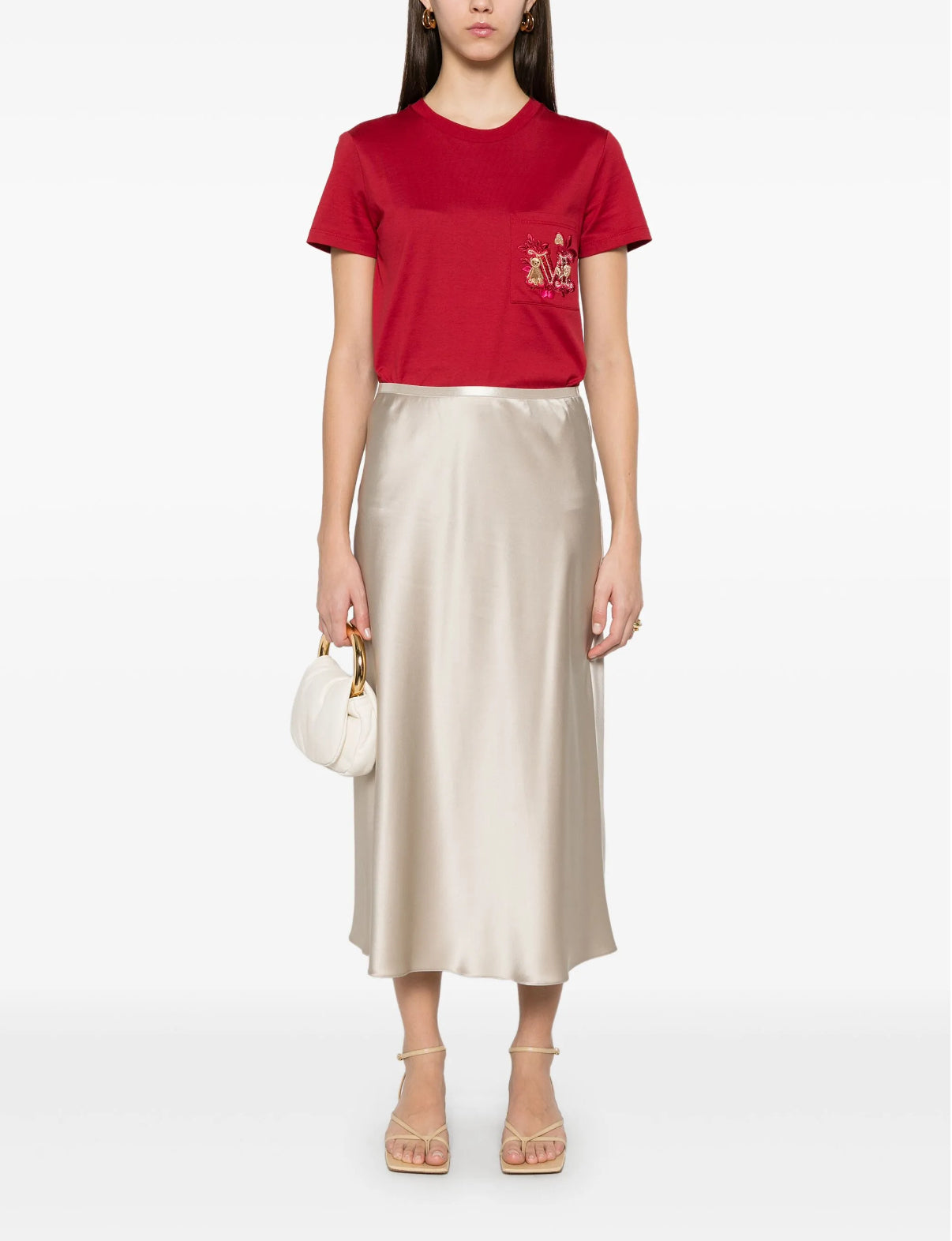 0962 MaxMara կարճաթև բլուզ