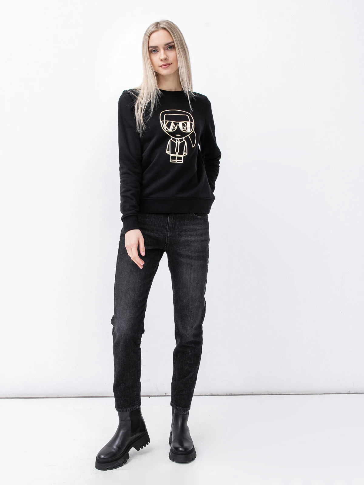 0189 Karl Lagerfeld երկարաթև բլուզ