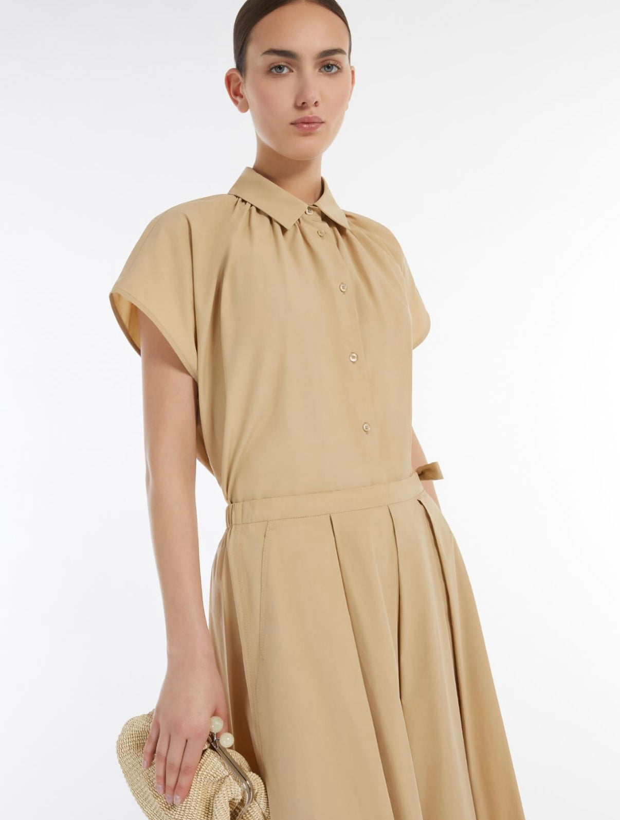0989 MaxMara կարճաթև վերնաշապիկ