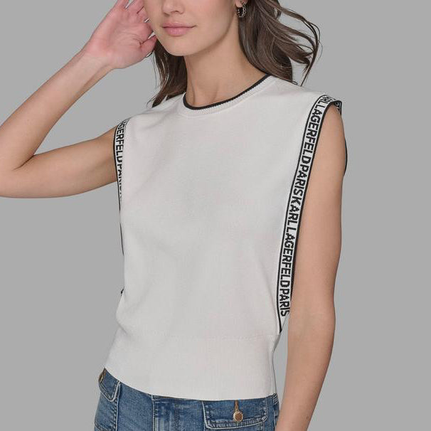 0805 Karl Lagerfeld անթև բլուզ