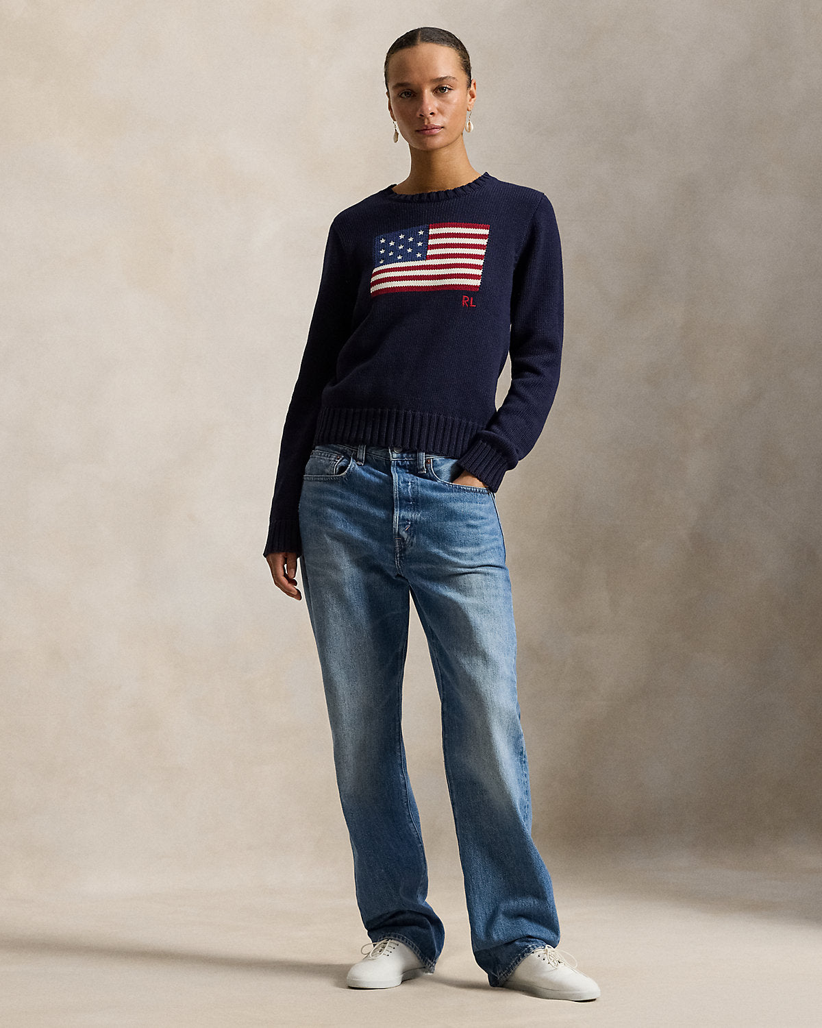 0469 Ralph Lauren գործվածքից բլուզ
