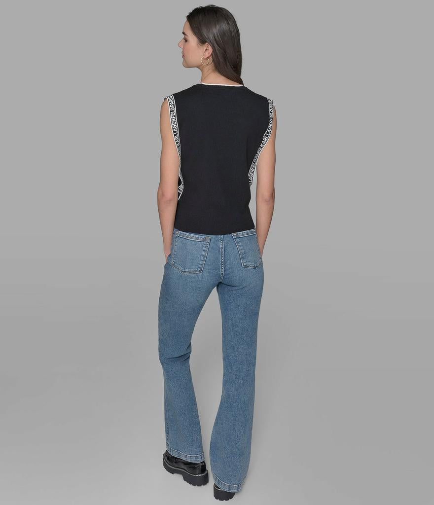 0805 Karl Lagerfeld անթև բլուզ