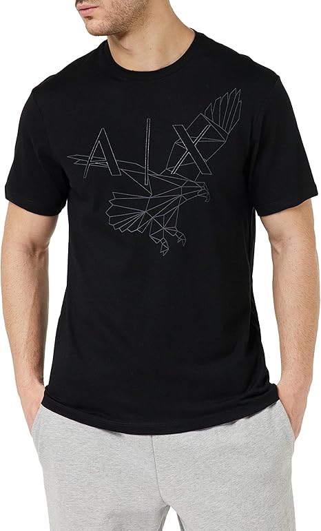 0126 Armani Exchange կարճաթև բլուզ