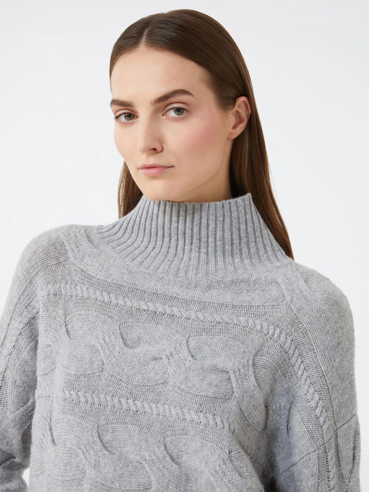 1320 MaxMara երկարաթև գործվածքից բլուզ