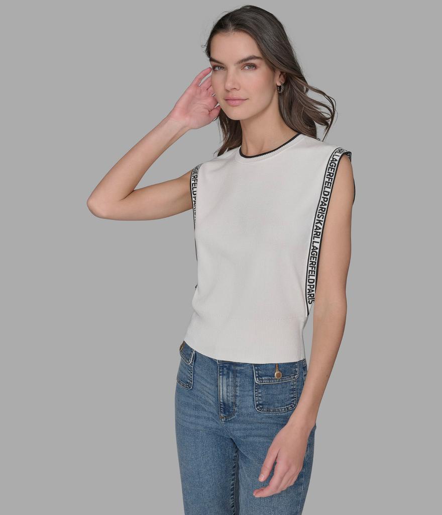 0805 Karl Lagerfeld անթև բլուզ