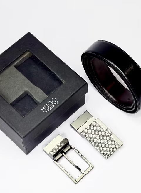 0428 Hugo Boss գոտի երկու գլխիկով