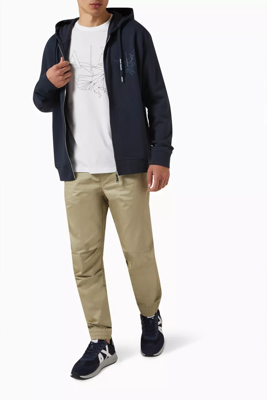 0126 Armani Exchange կարճաթև բլուզ
