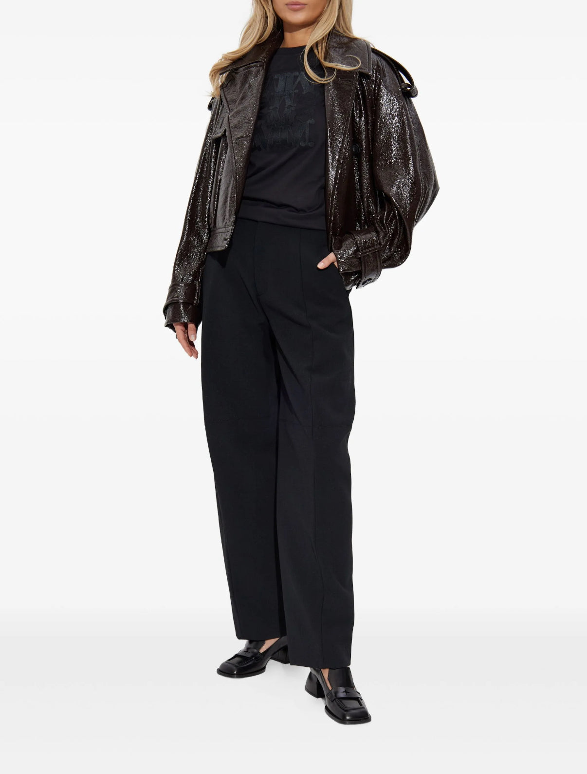 0961 MaxMara կարճաթև բլուզ