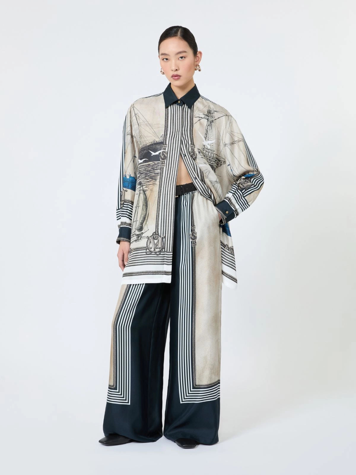 1575 MaxMara մետաքսե վերնաշապիկ