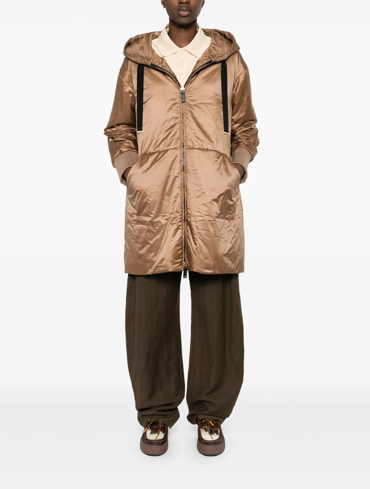 0488 MaxMara աշնանային տաք վերարկու