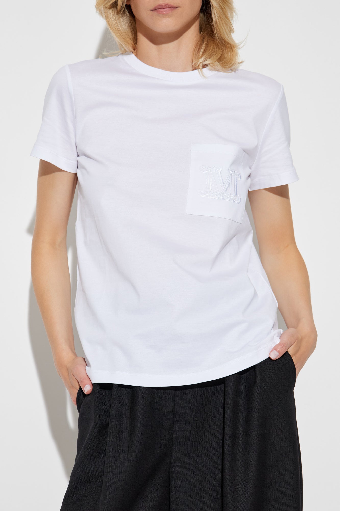 0965 MaxMara կարճաթև բլուզ