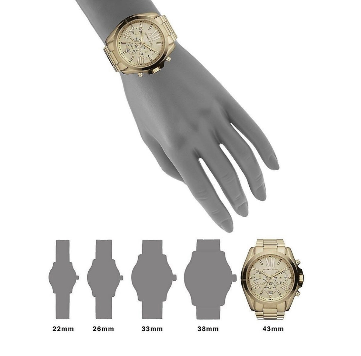 0101 Michael Kors ժամացույց 43 mm