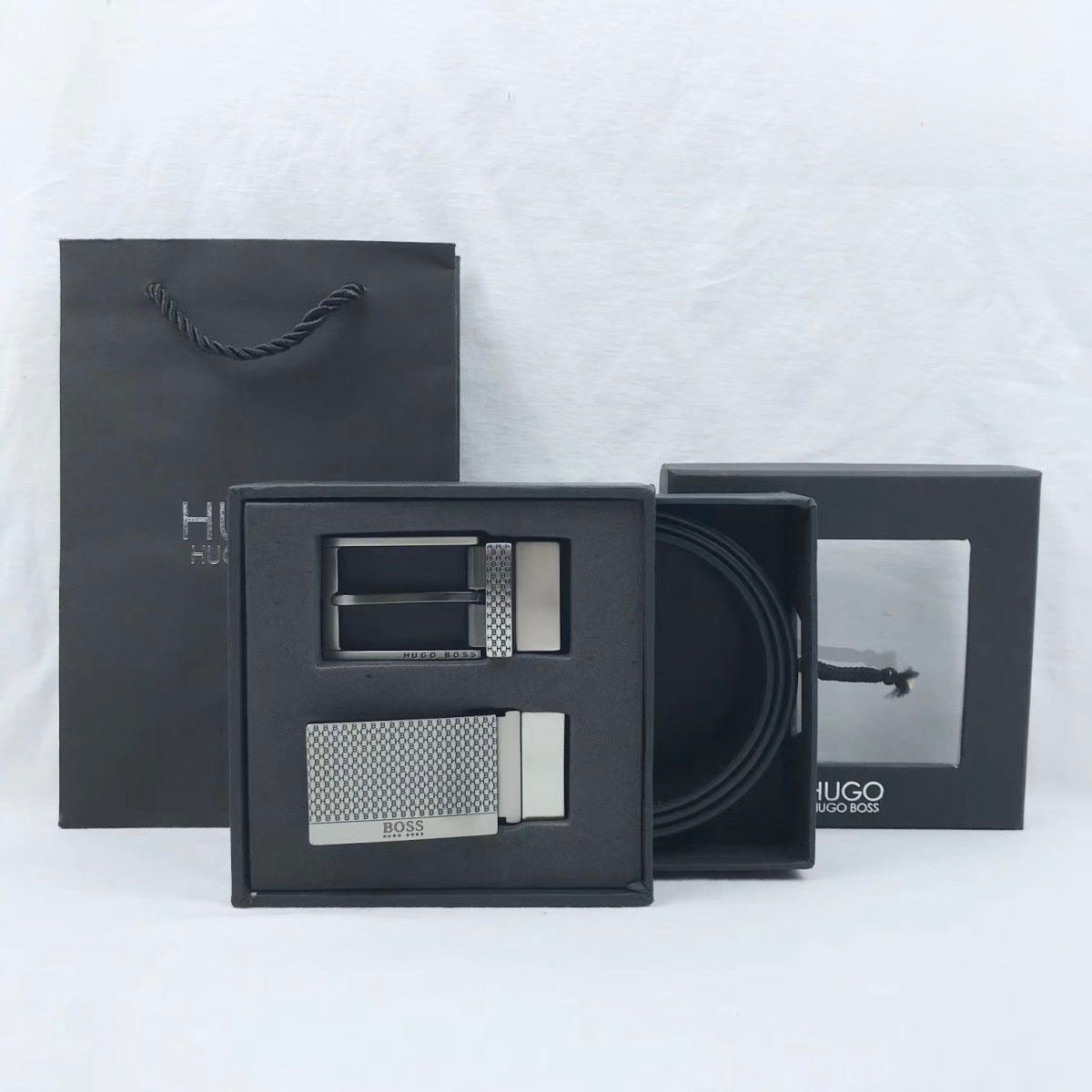0428 Hugo Boss գոտի երկու գլխիկով