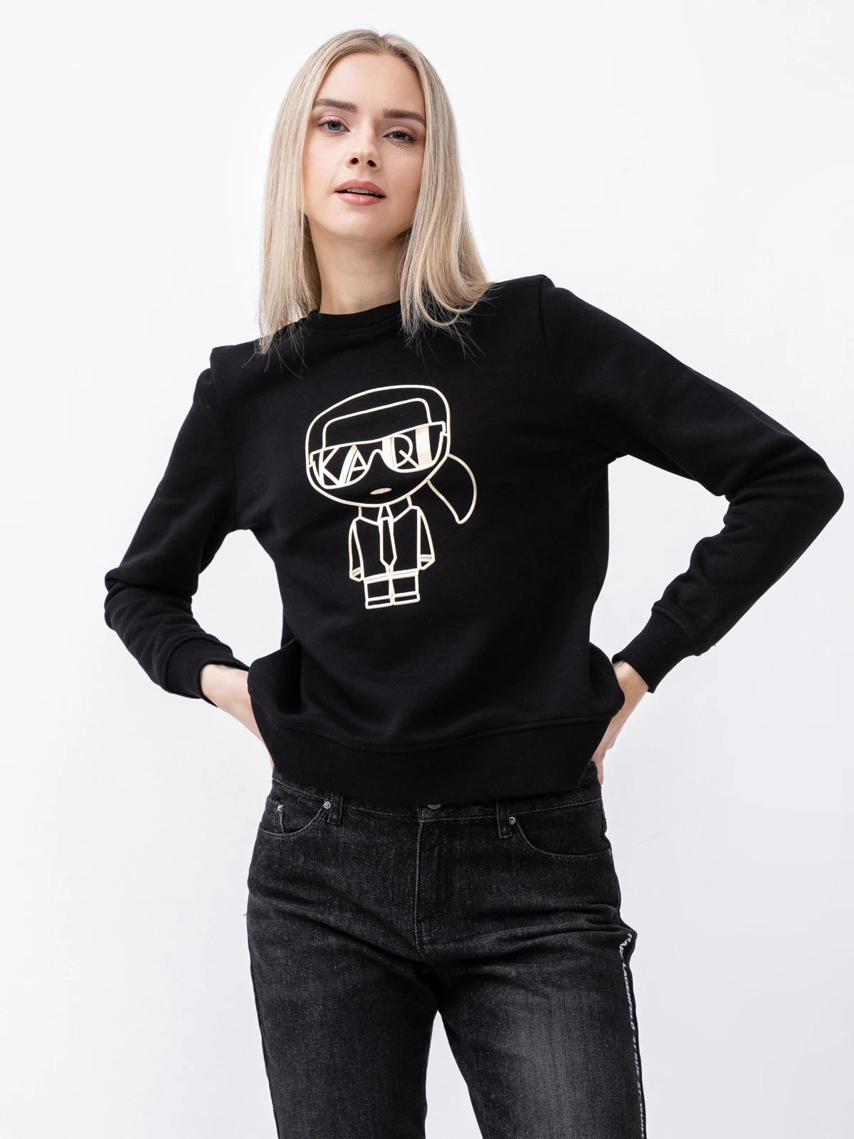0189 Karl Lagerfeld երկարաթև բլուզ