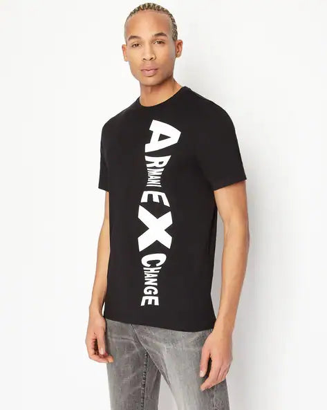 0128 Armani Exchange կարճաթև բլուզ