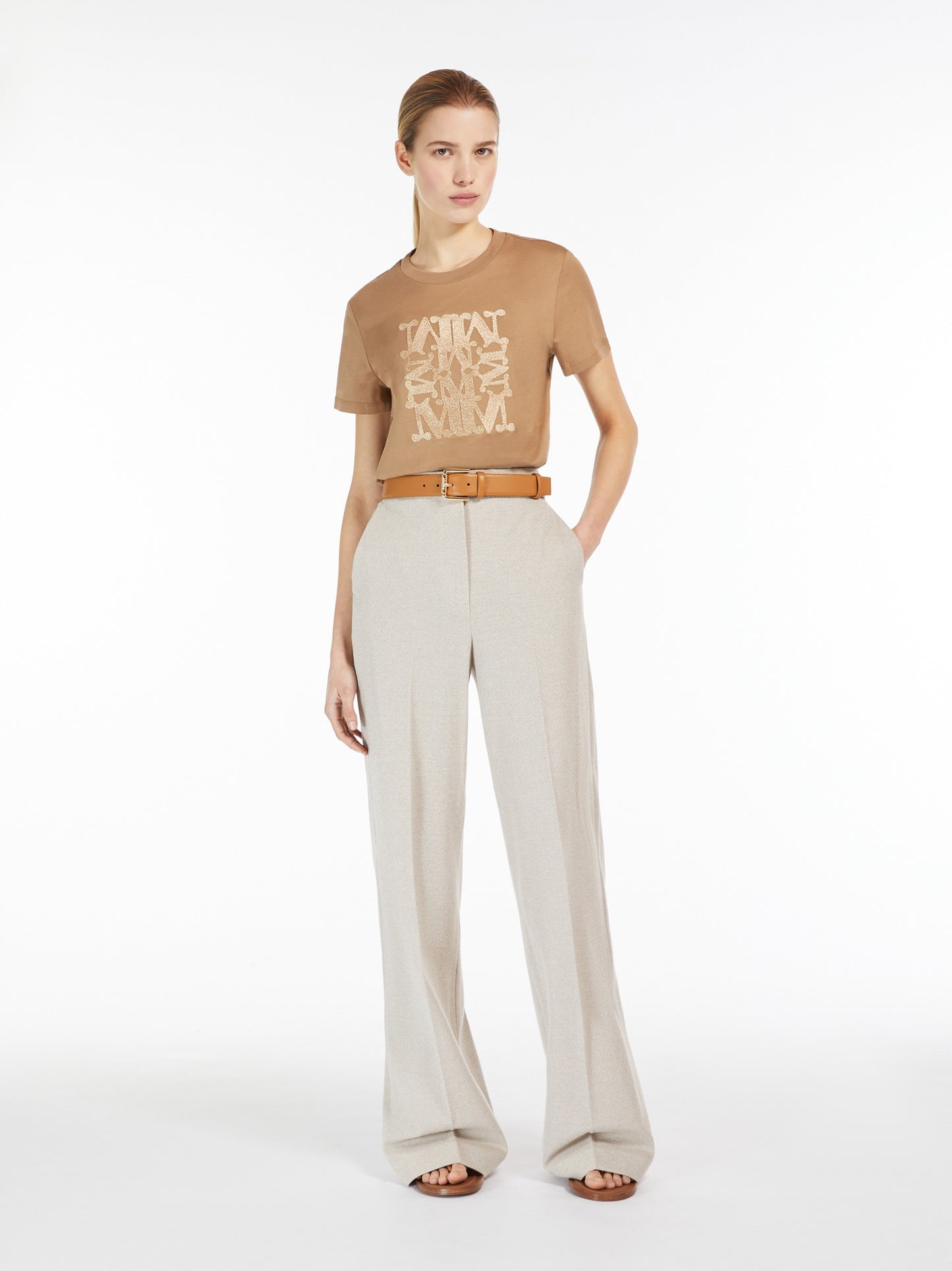 0961 MaxMara կարճաթև բլուզ