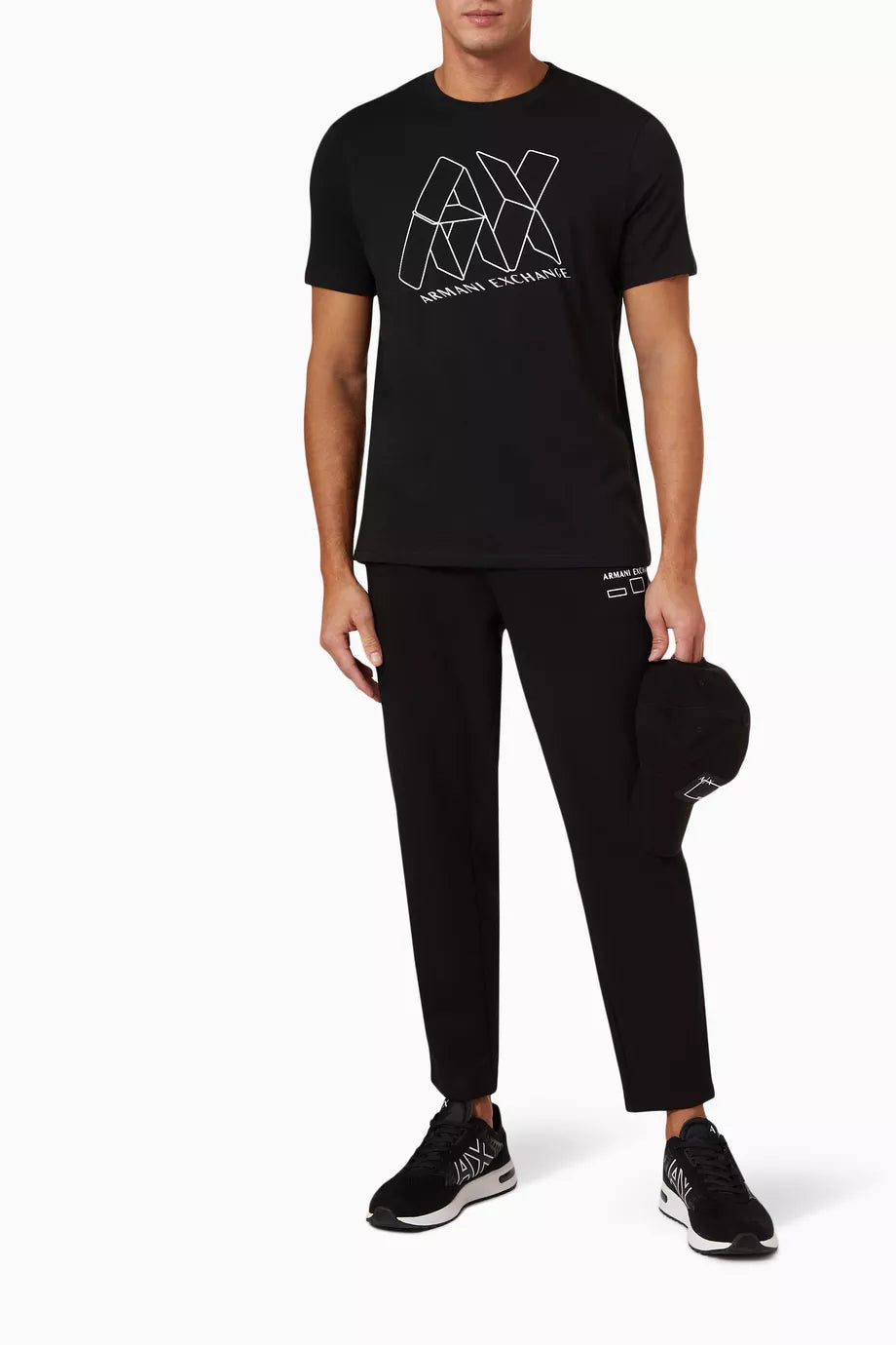 0125 Armani Exchange կարճաթև բլուզ