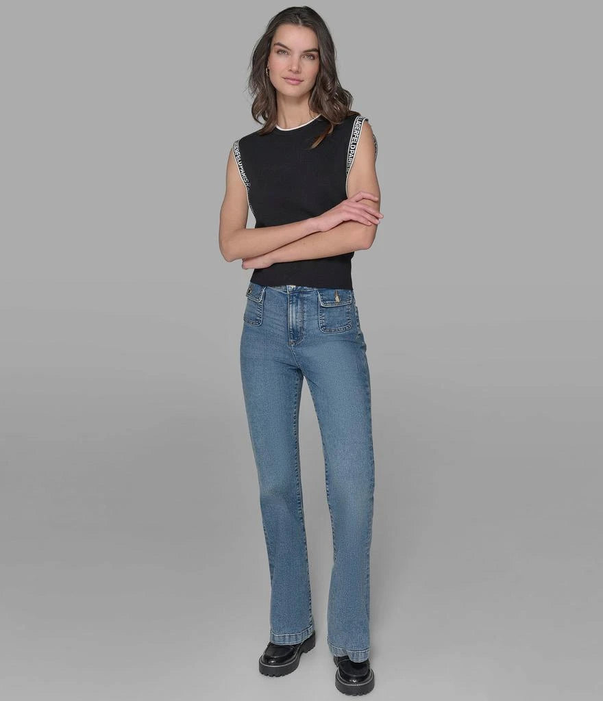 0805 Karl Lagerfeld անթև բլուզ