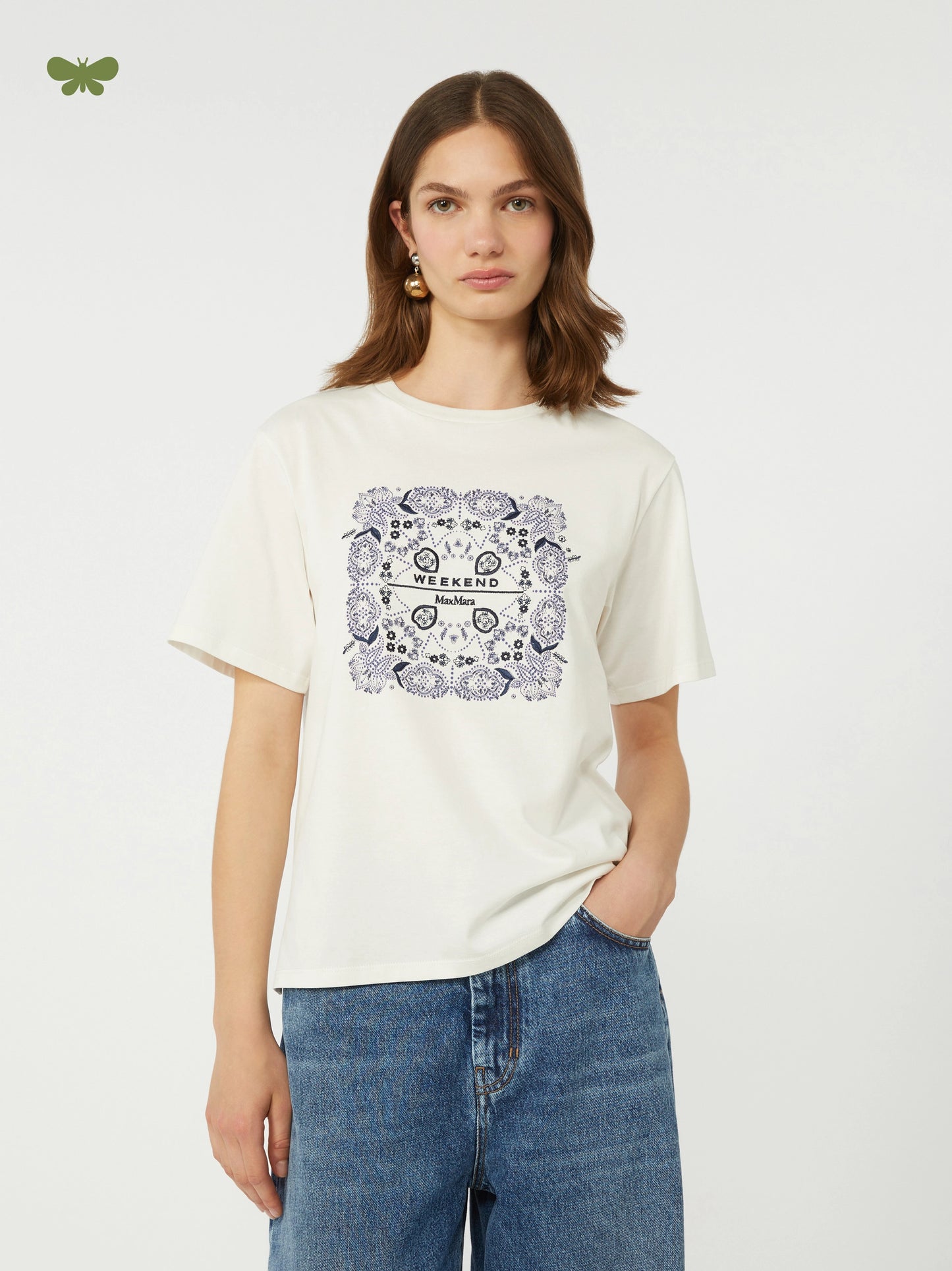 1524 MaxMara կարճաթև բլուզ
