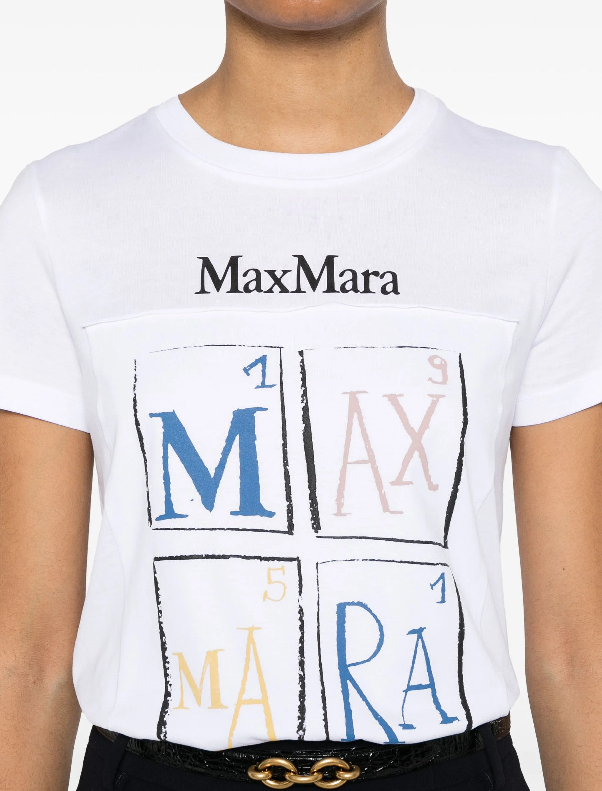 0862 MaxMara կարճաթև բլուզ
