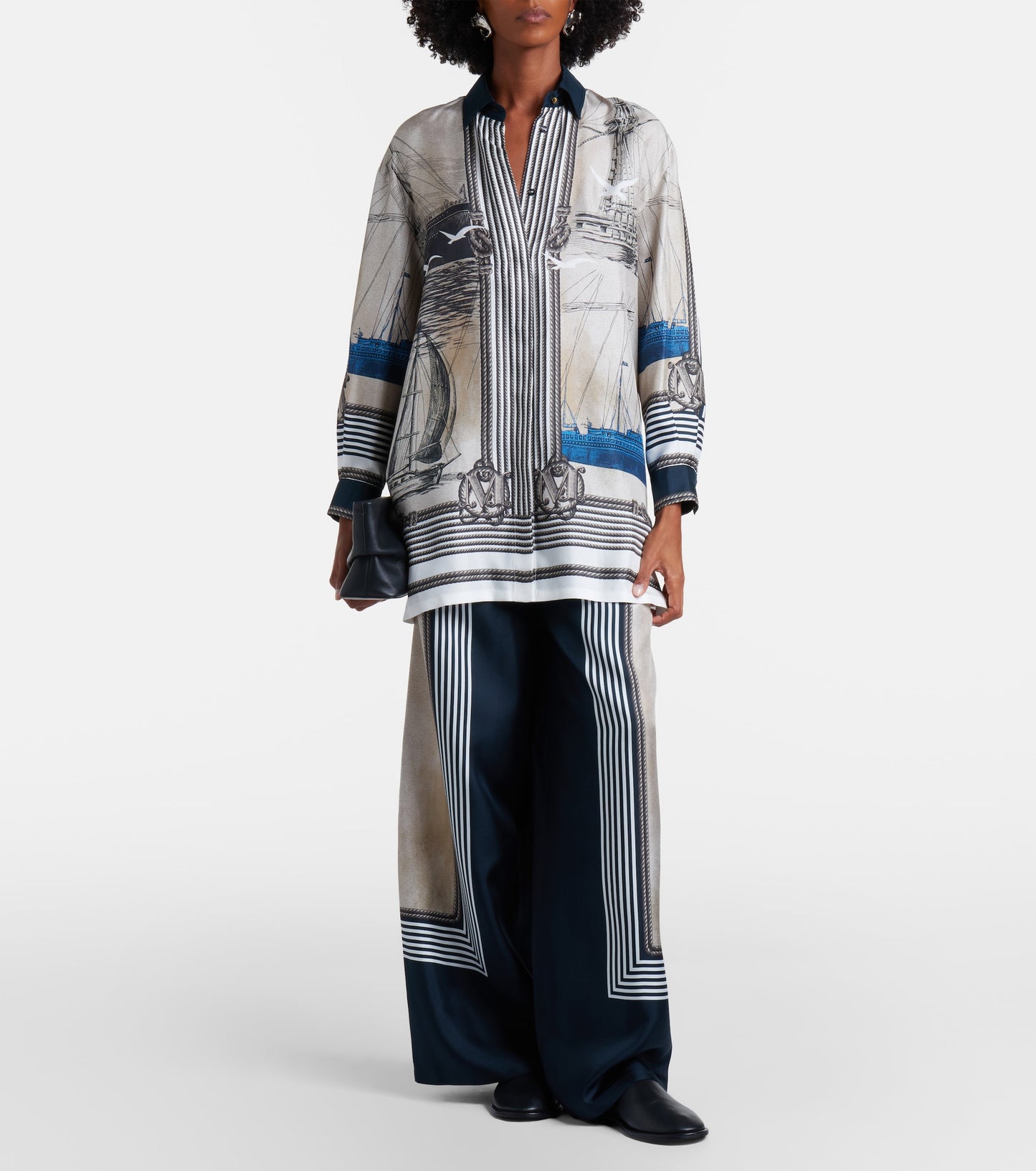 1575 MaxMara մետաքսե վերնաշապիկ