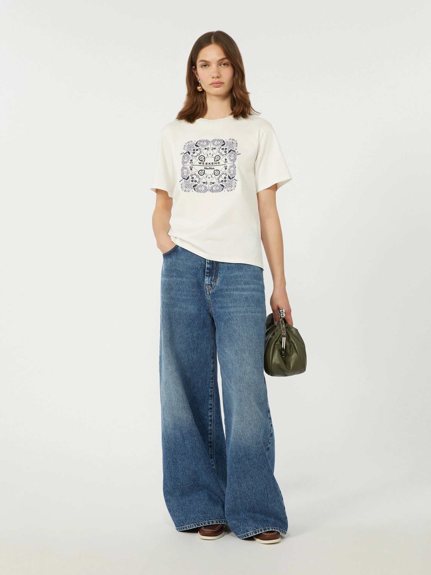 1524 MaxMara կարճաթև բլուզ