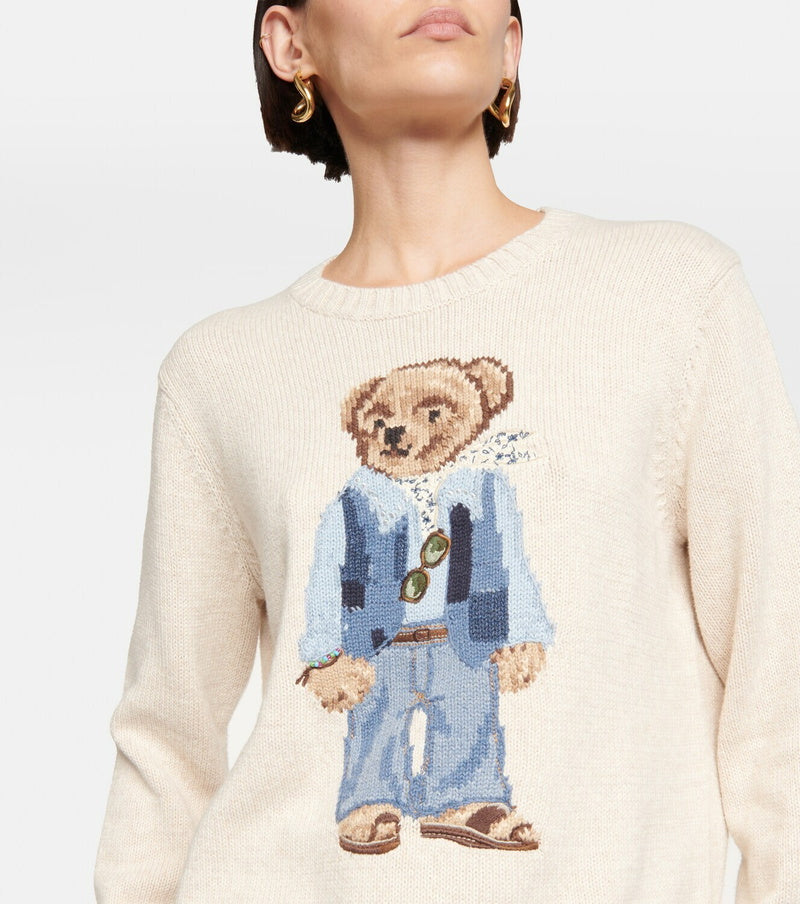 0506 Ralph Lauren արջուկով գործվածքից բլուզ